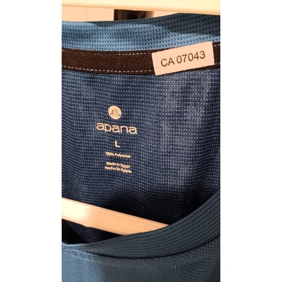 Like New: Large Apana Men's Sleeveless Shirt Blue - Picture 2 of 5